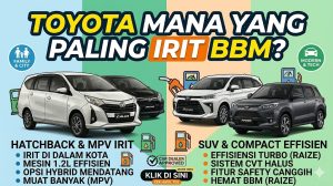 Toyota Mana yang Paling Irit BBM?
